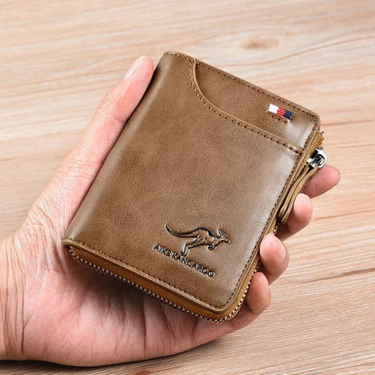 Niki | Men's Zipper Wallet with RFID Protection & Pouch