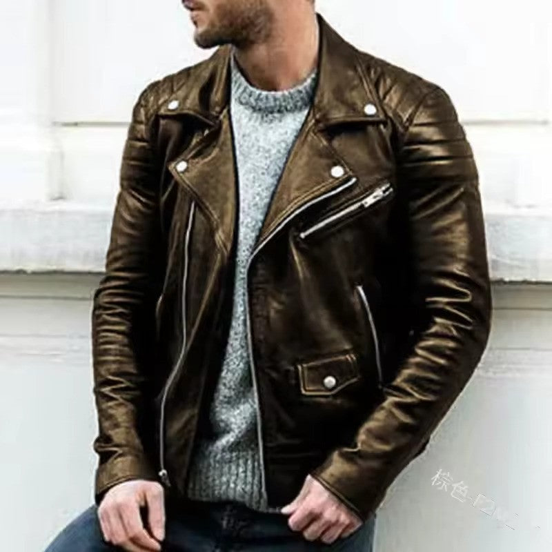Classic Leather Motorcycle Jacket