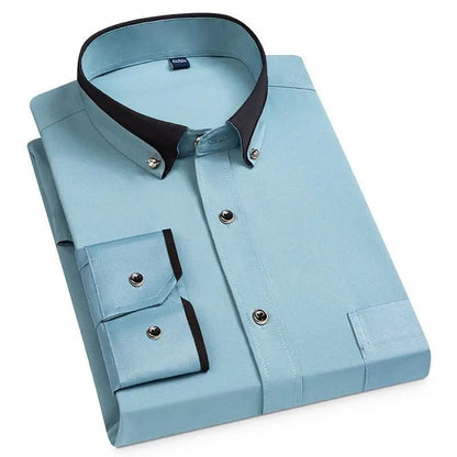 Men's Stretch Business Button-Down Shirt