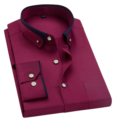 Men's Stretch Business Button-Down Shirt