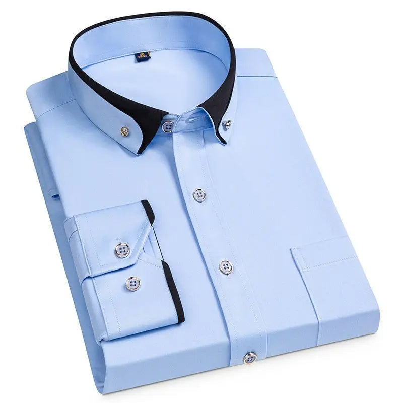 Men's Stretch Business Button-Down Shirt