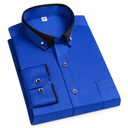Men's Stretch Business Button-Down Shirt