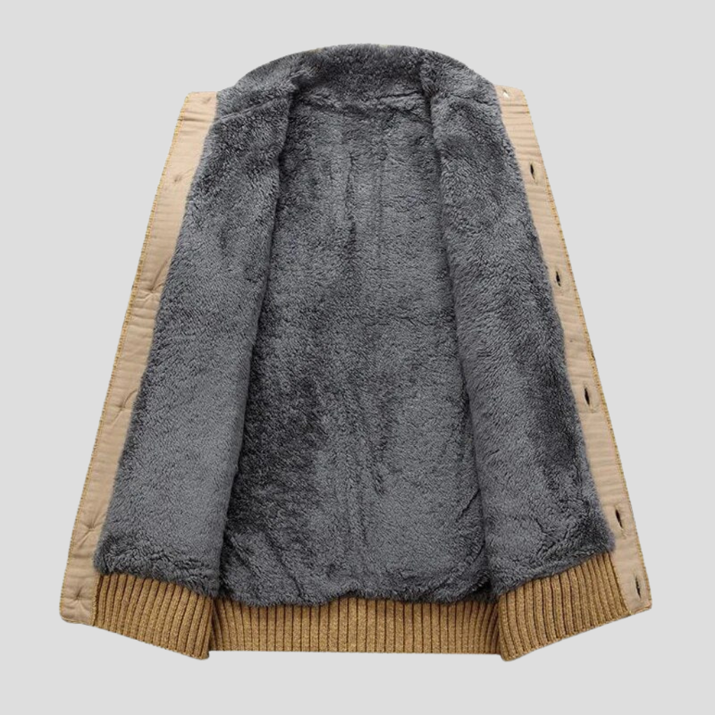 Men's Insulated Cable Knit Cardigan