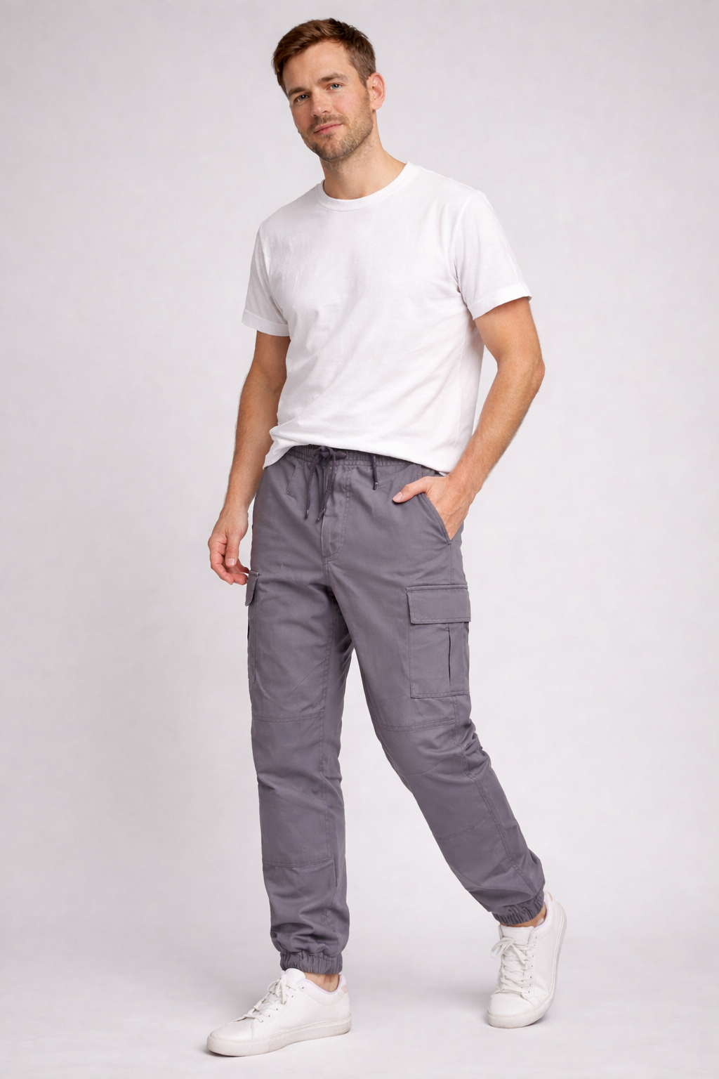 Men's Comfortable Relaxed Fit Cargo Pants