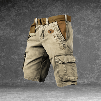 Rugged Cargo Shorts with Generous Pockets