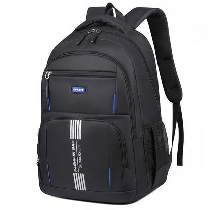 Niki | Men's Casual Backpack with Striped Front Panel