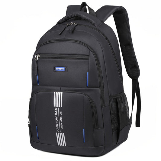 Niki | Men's Casual Backpack with Striped Front Panel