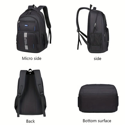 Niki | Men's Casual Backpack with Striped Front Panel