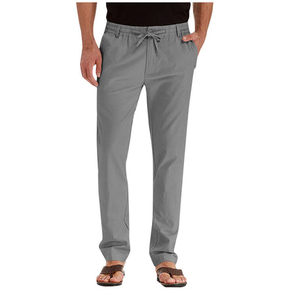 Relaxed Fit Drawstring Chino Trousers
