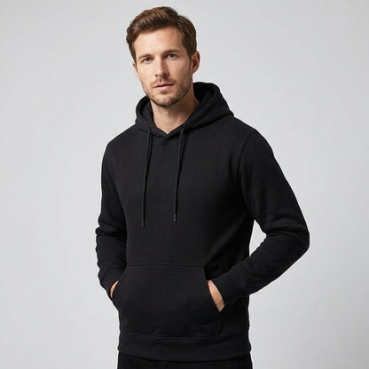 Men's Casual Everyday Hoodie with Kangaroo Pocket