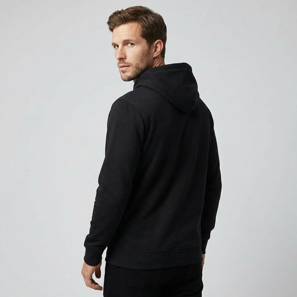 Men's Casual Everyday Hoodie with Kangaroo Pocket