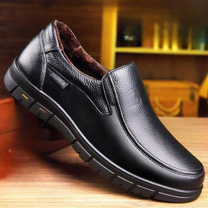 Men's Comfortable Genuine Leather Slip-On Loafers