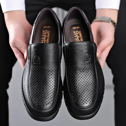 Men's Comfortable Genuine Leather Slip-On Loafers
