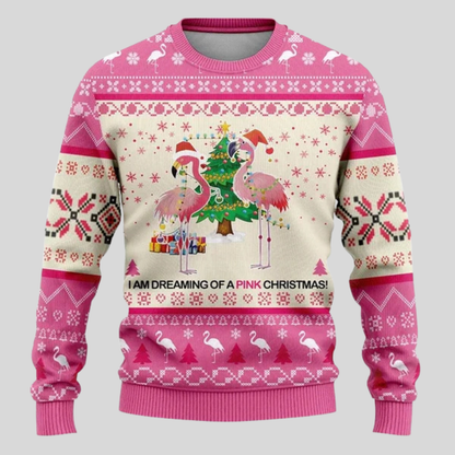 Men's Festive Holiday Animal Knit Sweater
