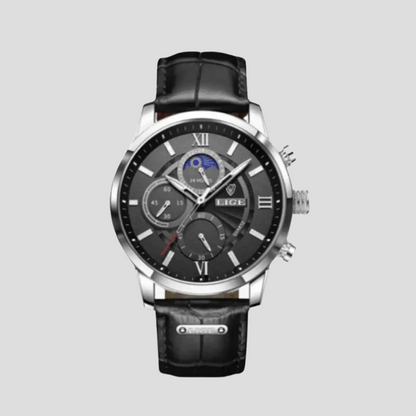 Niki | Men's Chronograph Watch with Moon Phase Dial