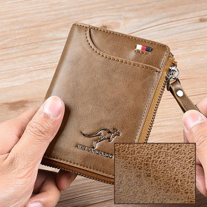 Niki | Men's Slim RFID Blocking Zippered Wallet