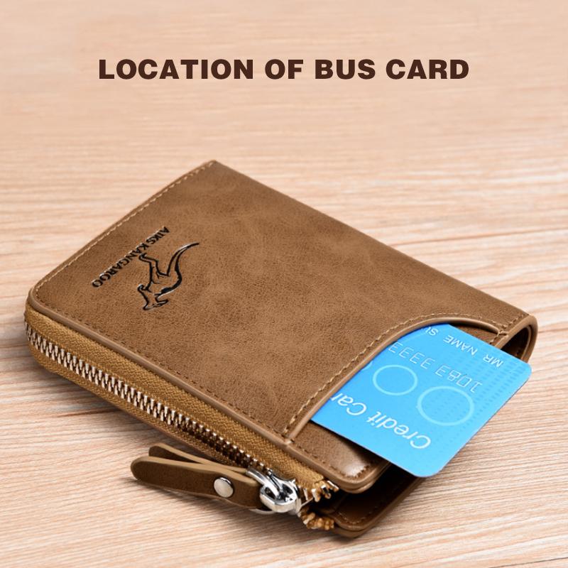 Niki | Men's Slim RFID Blocking Zippered Wallet