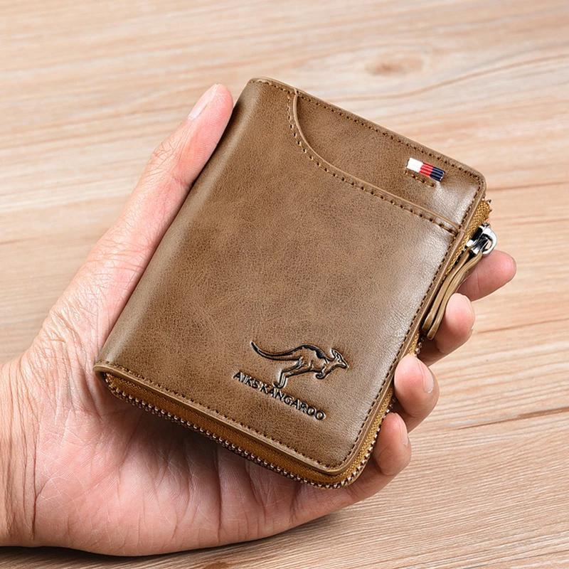 Niki | Men's Slim RFID Blocking Zippered Wallet