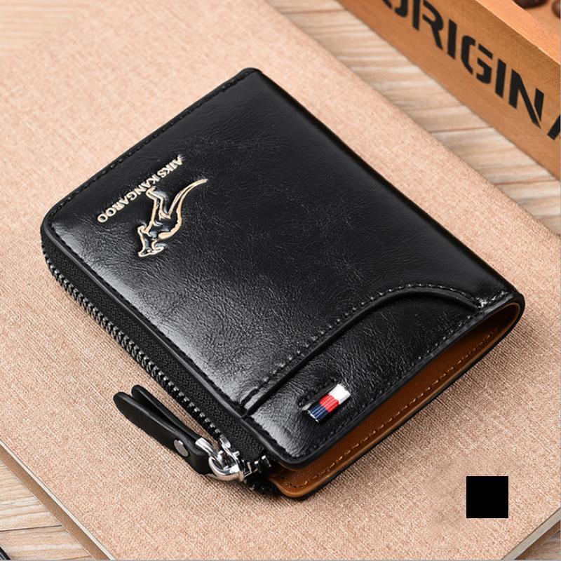 Niki | Men's Slim RFID Blocking Zippered Wallet