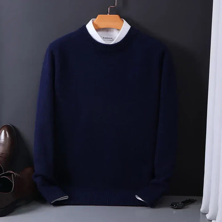 Men's Crew Neck Cashmere Sweater