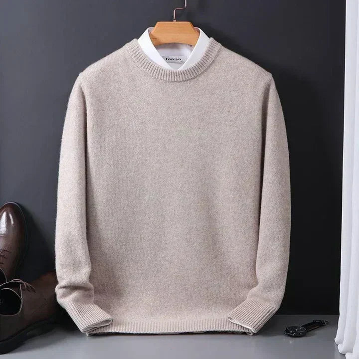 Men's Crew Neck Cashmere Sweater