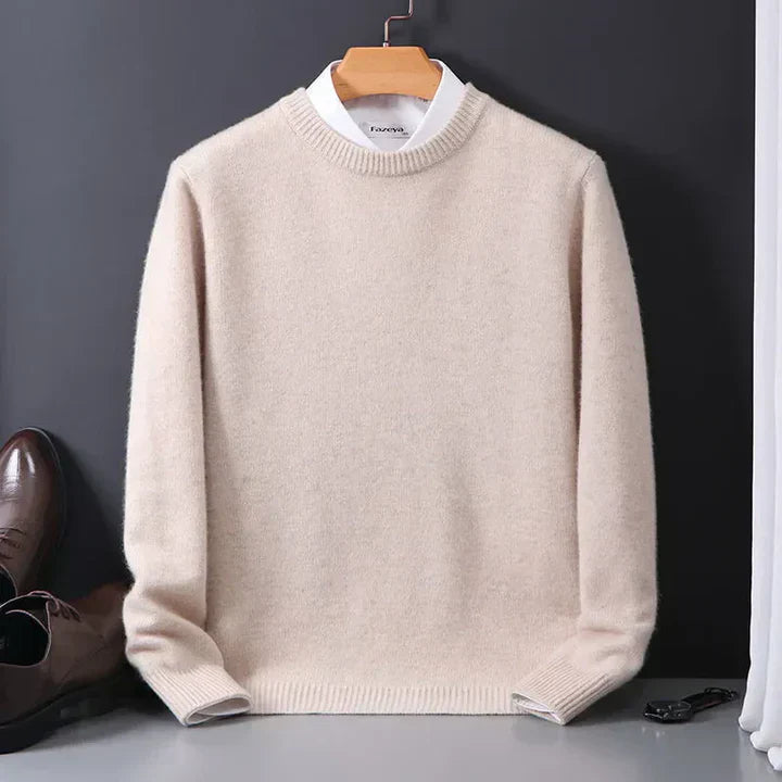 Men's Crew Neck Cashmere Sweater