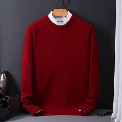 Men's Crew Neck Cashmere Sweater