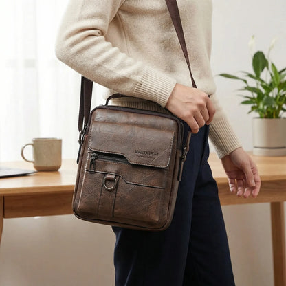 Niki | Men's Crossbody Bag with Front Pocket