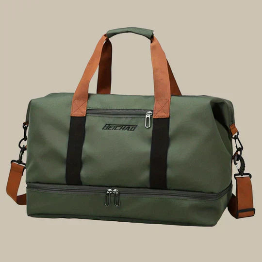 Niki | Men's Duffel Bag with Shoe Compartment