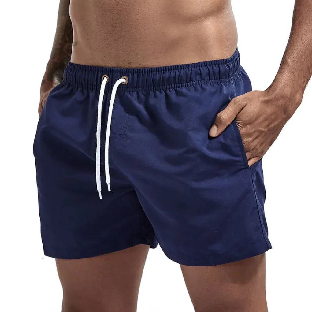 Men's Quick-Dry Elastic Waist Swim Shorts