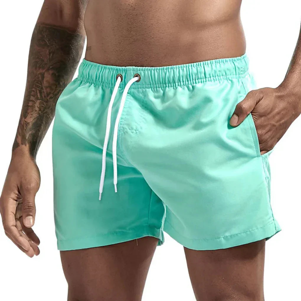 Men's Quick-Dry Elastic Waist Swim Shorts