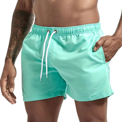 Men's Quick-Dry Elastic Waist Swim Shorts