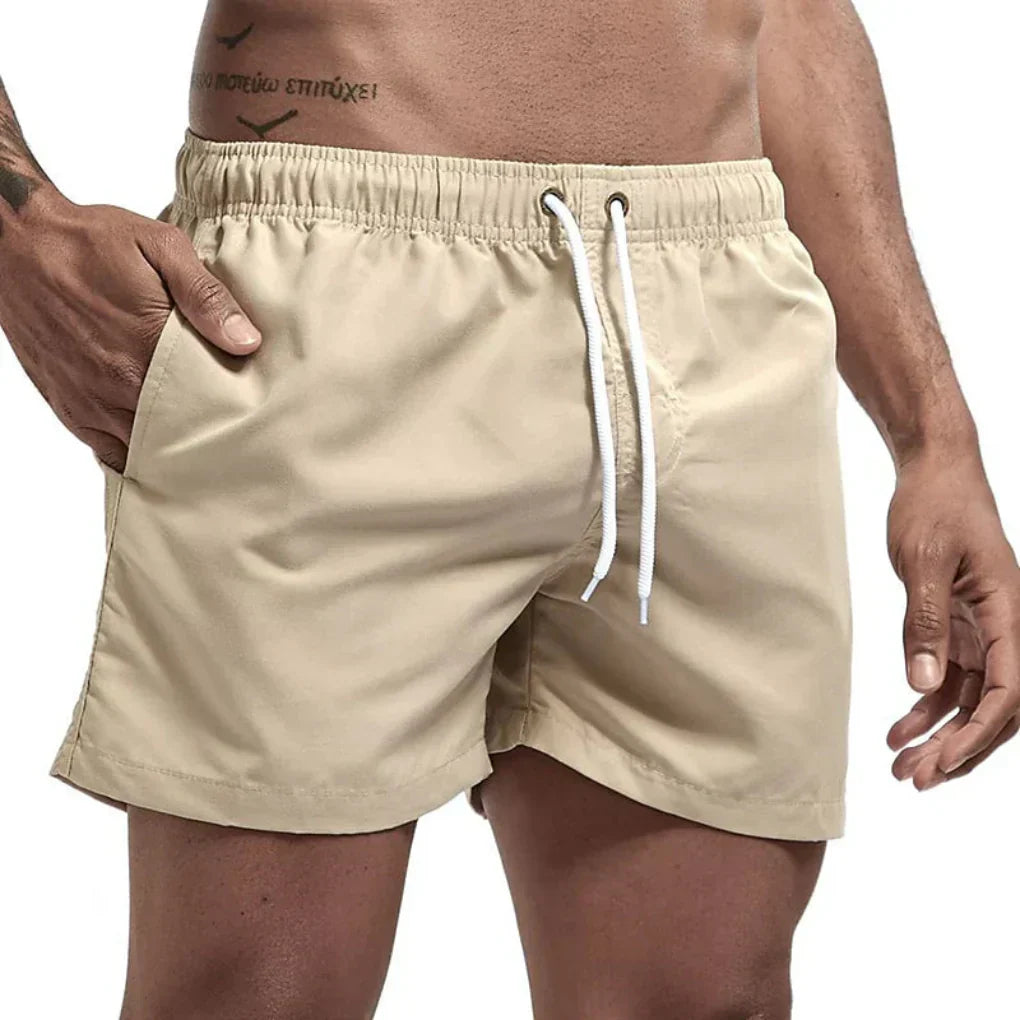 Men's Quick-Dry Elastic Waist Swim Shorts