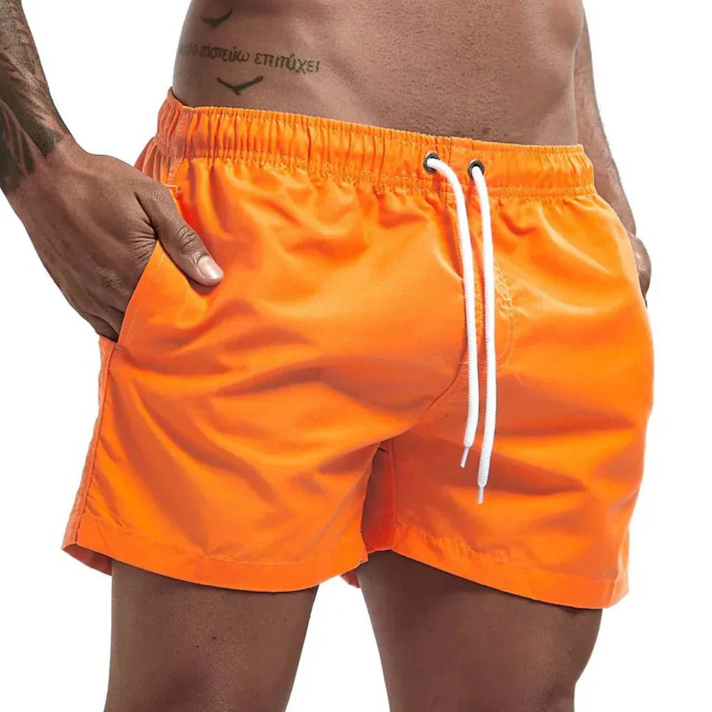 Men's Quick-Dry Elastic Waist Swim Shorts