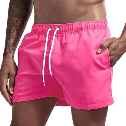 Men's Quick-Dry Elastic Waist Swim Shorts