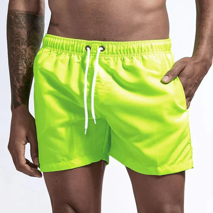 Men's Quick-Dry Elastic Waist Swim Shorts