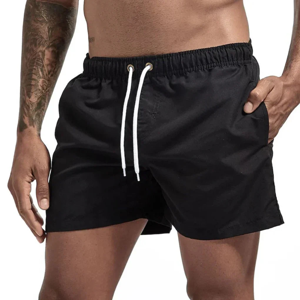 Men's Quick-Dry Elastic Waist Swim Shorts