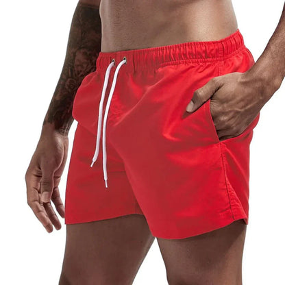 Men's Quick-Dry Elastic Waist Swim Shorts