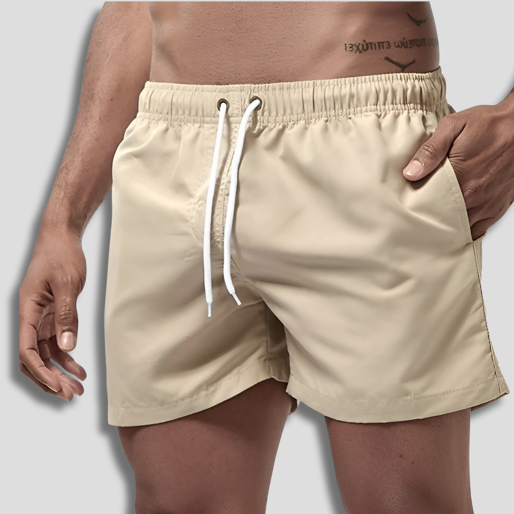 Men's Quick-Dry Elastic Waist Swim Shorts