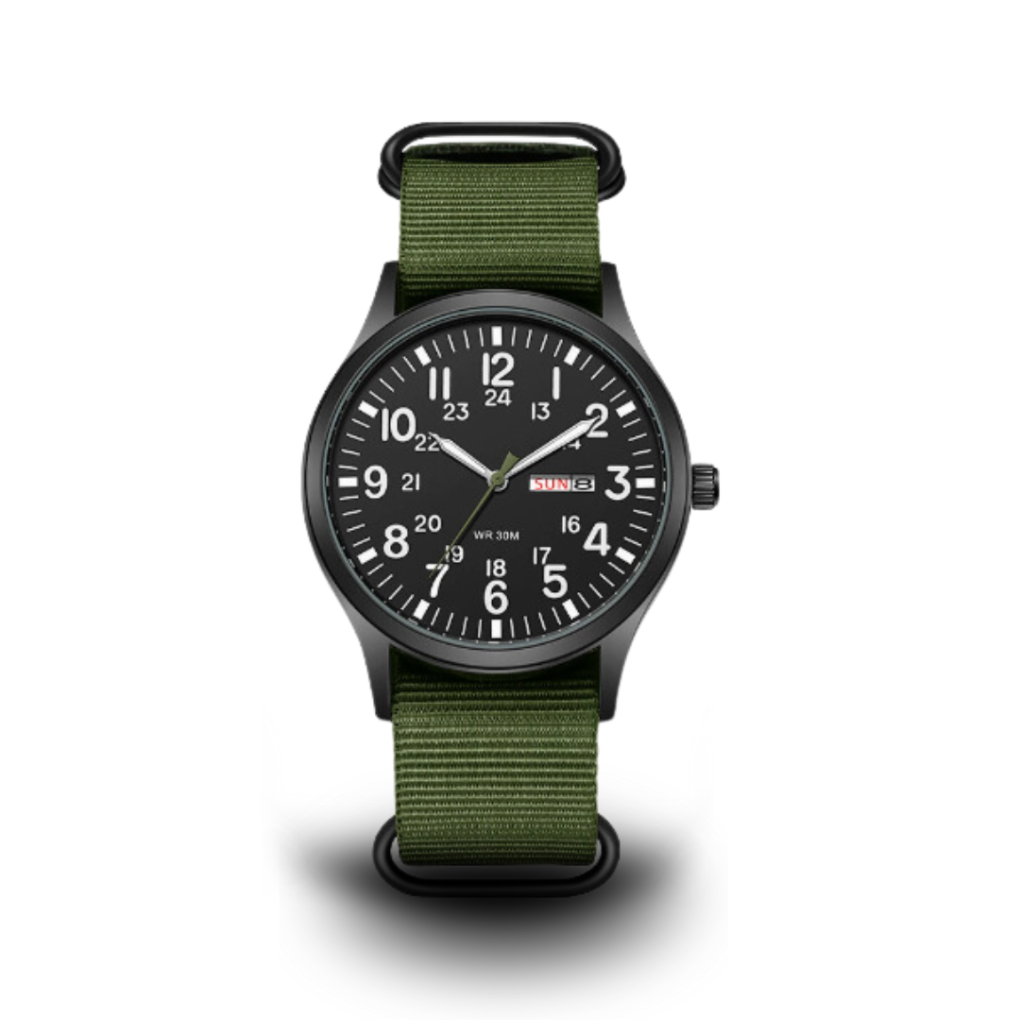 Niki | Men's Field Watch with Glow-in-the-Dark Dial