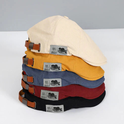 Niki | Men's Adjustable Strap Flat Cap