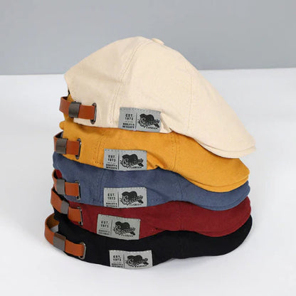 Niki | Men's Adjustable Strap Flat Cap