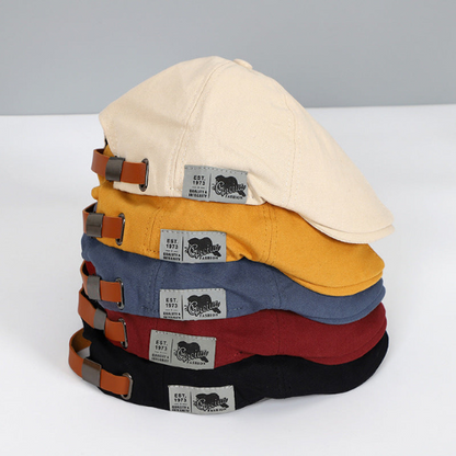 Niki | Men's Adjustable Strap Newsboy Cap