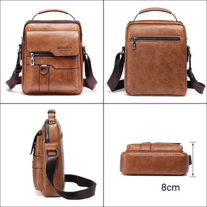 Niki | Men's Genuine Leather Shoulder Bag | Durable, Adjustable Strap & Ideal for Work or Leisure