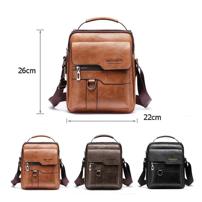 Niki | Men's Genuine Leather Shoulder Bag | Durable, Adjustable Strap & Ideal for Work or Leisure