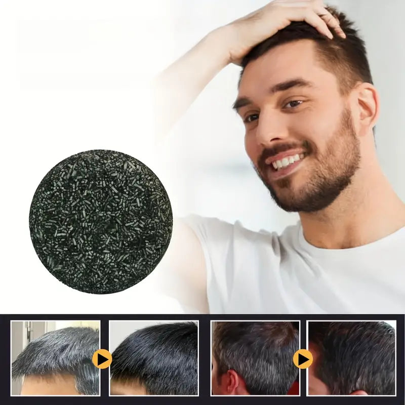 Niki | Men's Grey Coverage Shampoo Bar
