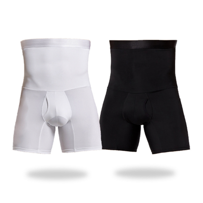 Men's High-Waisted Support Compression Shorts