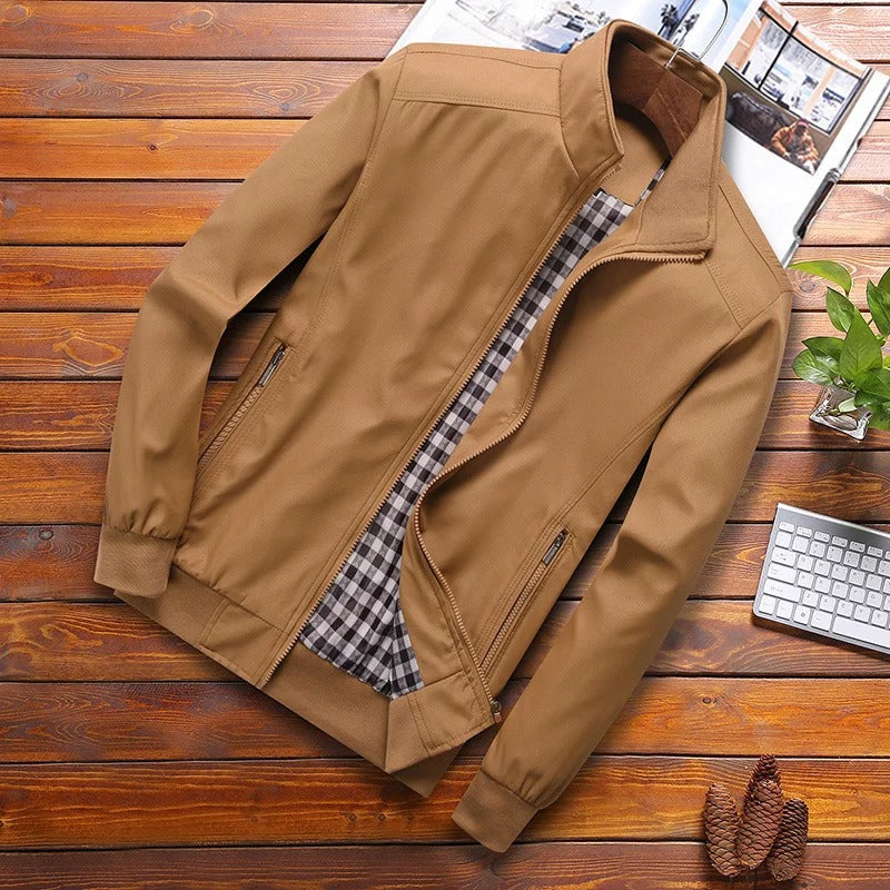 Men's Casual Lightweight Windbreaker Jacket