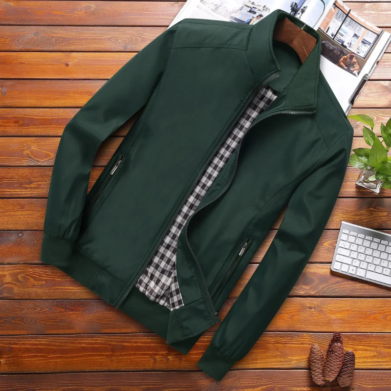 Men's Casual Lightweight Windbreaker Jacket