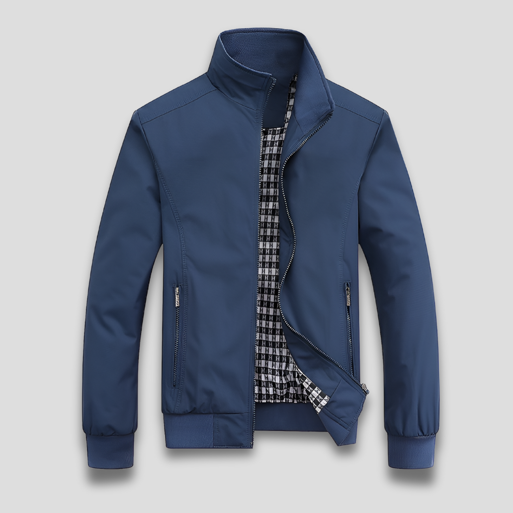 Lightweight Wind-Resistant Bomber Jacket